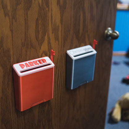 Personalized Mini Mailbox – Kids Room, Classroom, Home Office – 3D Printed