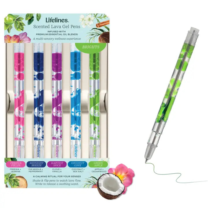 Lifelines® Scented Lava Pen Set - 5-Pack (Brights)