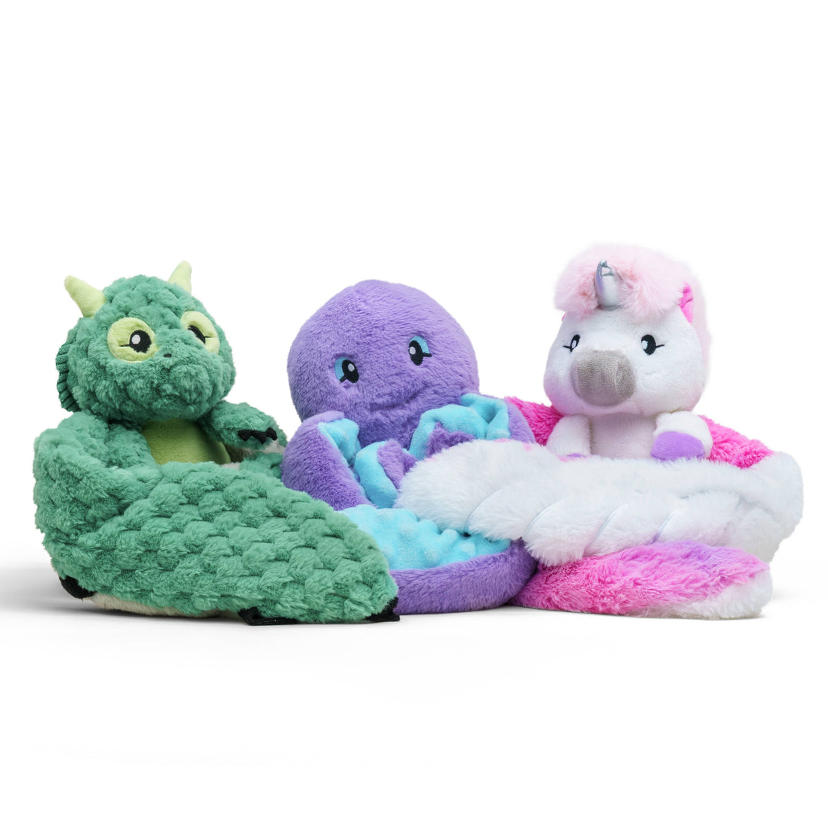 Hugimals Hugaround Indigo Weighted Octopus Plush