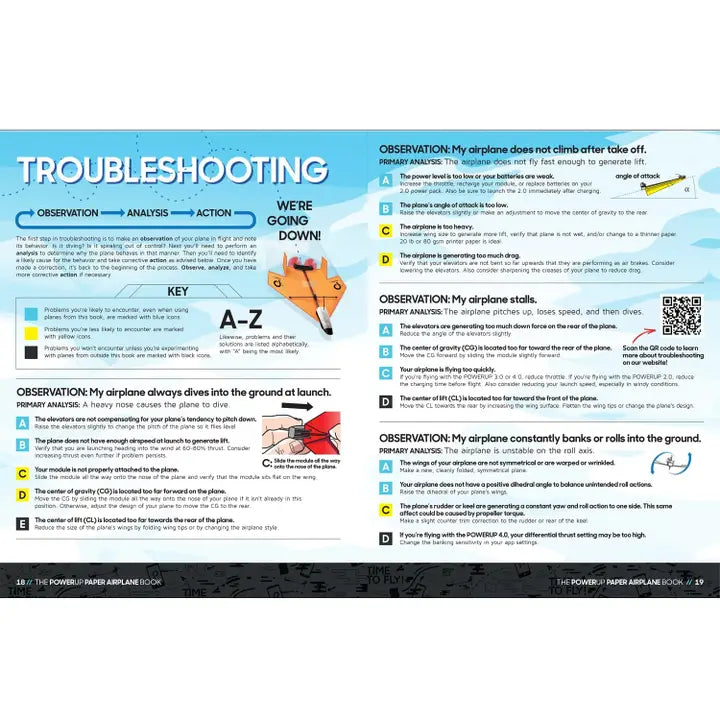 Powerup Paper Airplane Book