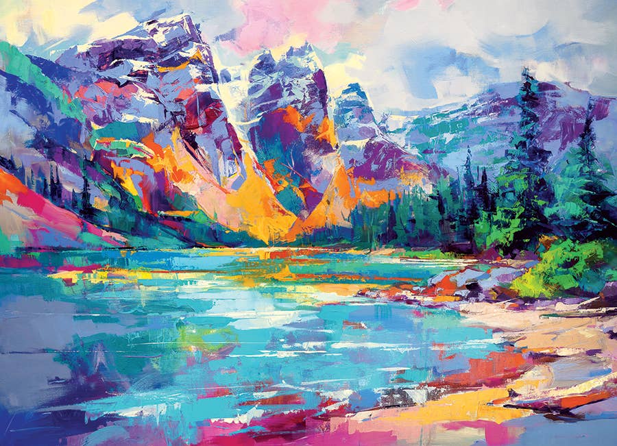 Mountain Lake 1000pc puzzle