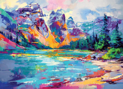 Mountain Lake 1000pc puzzle