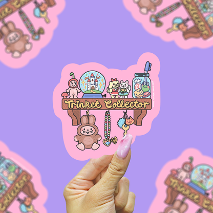 Trinket Collector Shelf Vinyl Sticker