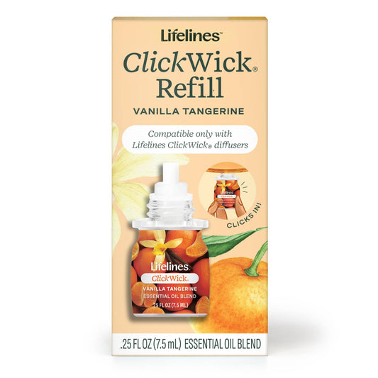ClickWick™ Vanilla Tangerine Refill - For Candle/Plant/Shower Diffusers