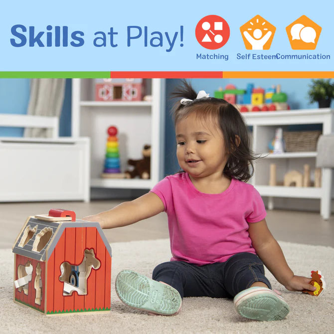 Melissa and Doug - Take Along Sorting Barn
