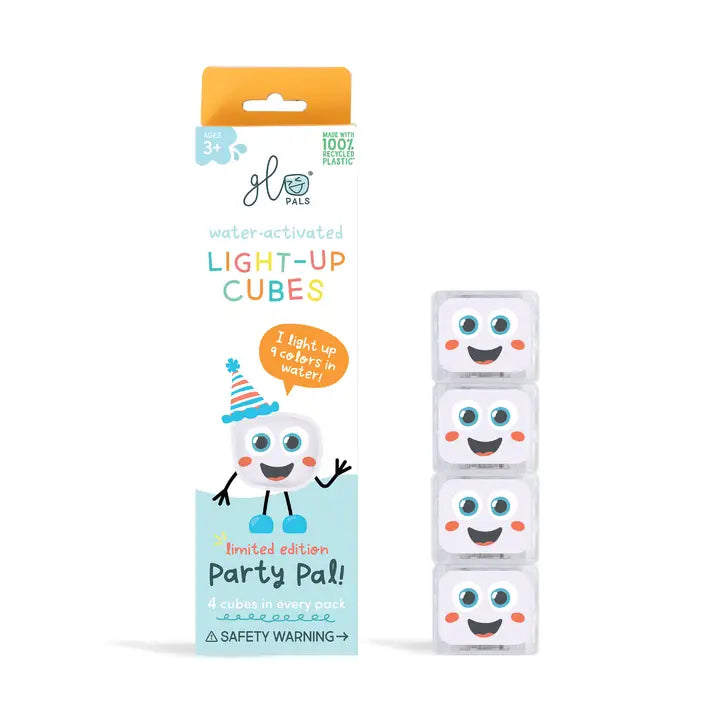 Glo Pals® Party Pal Light-Up Cubes 4 Pack - Limited Edition