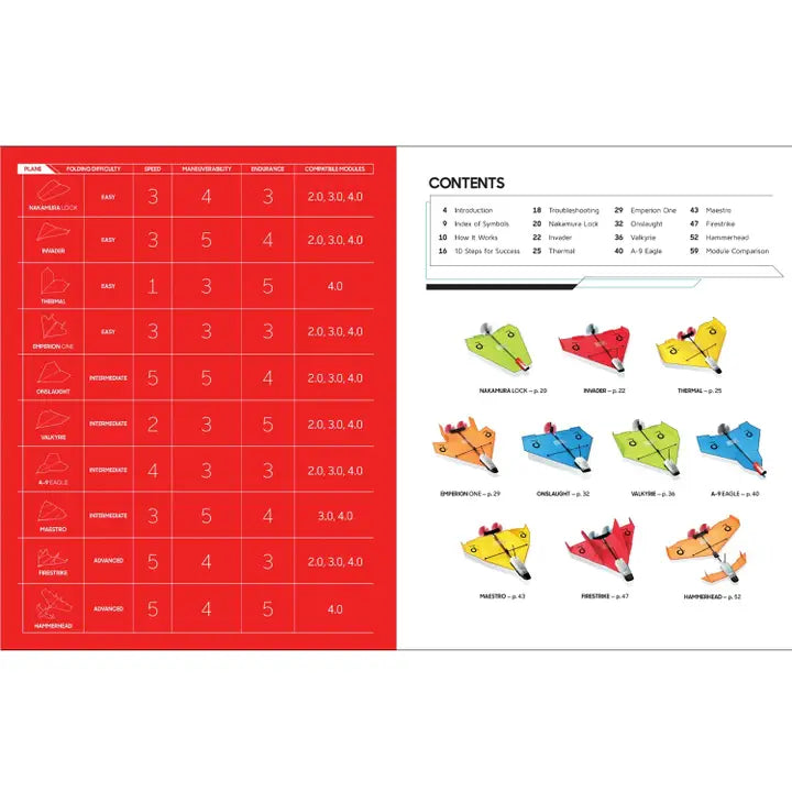 Powerup Paper Airplane Book