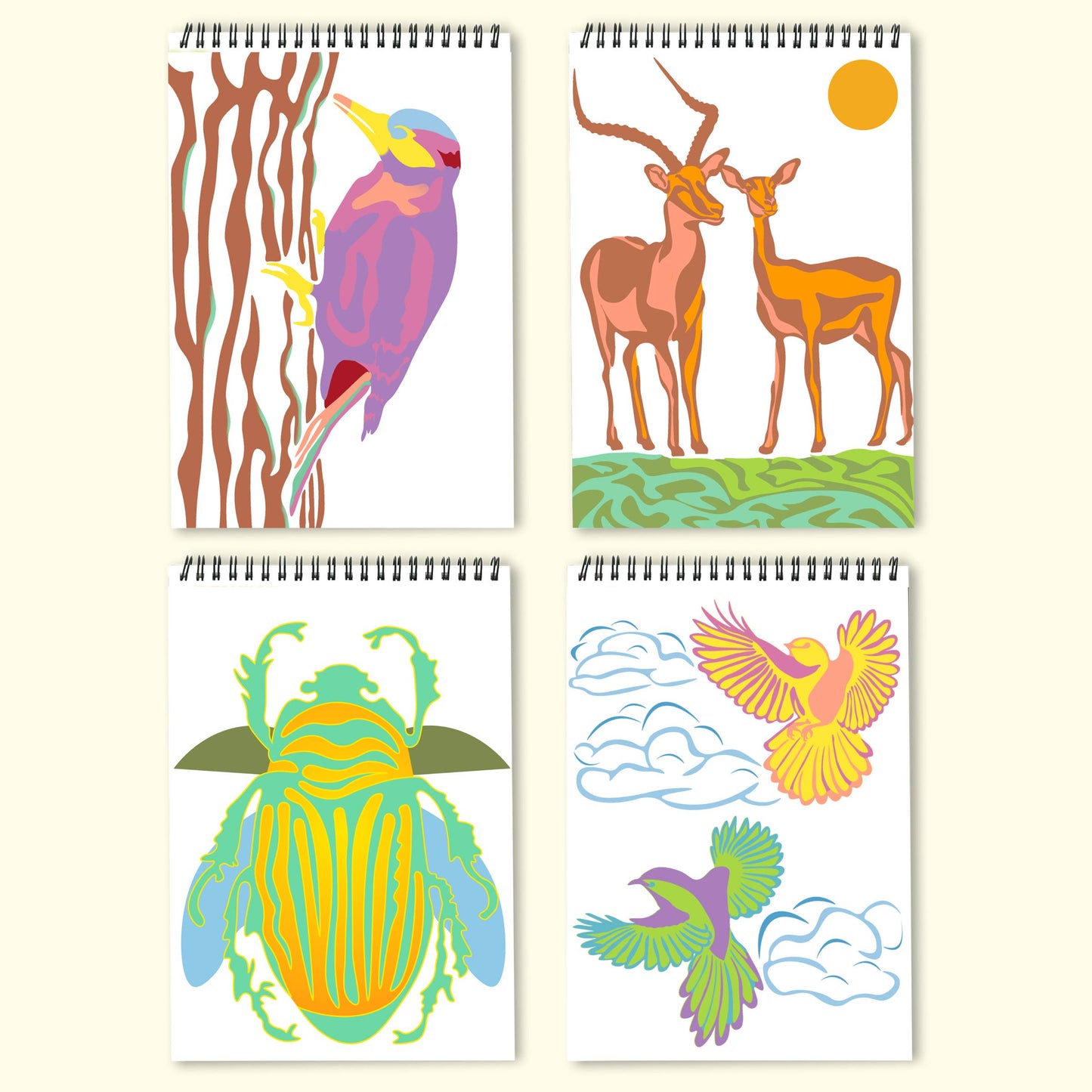 Lifelines® FlowArt UV Art Pad - Wildlife