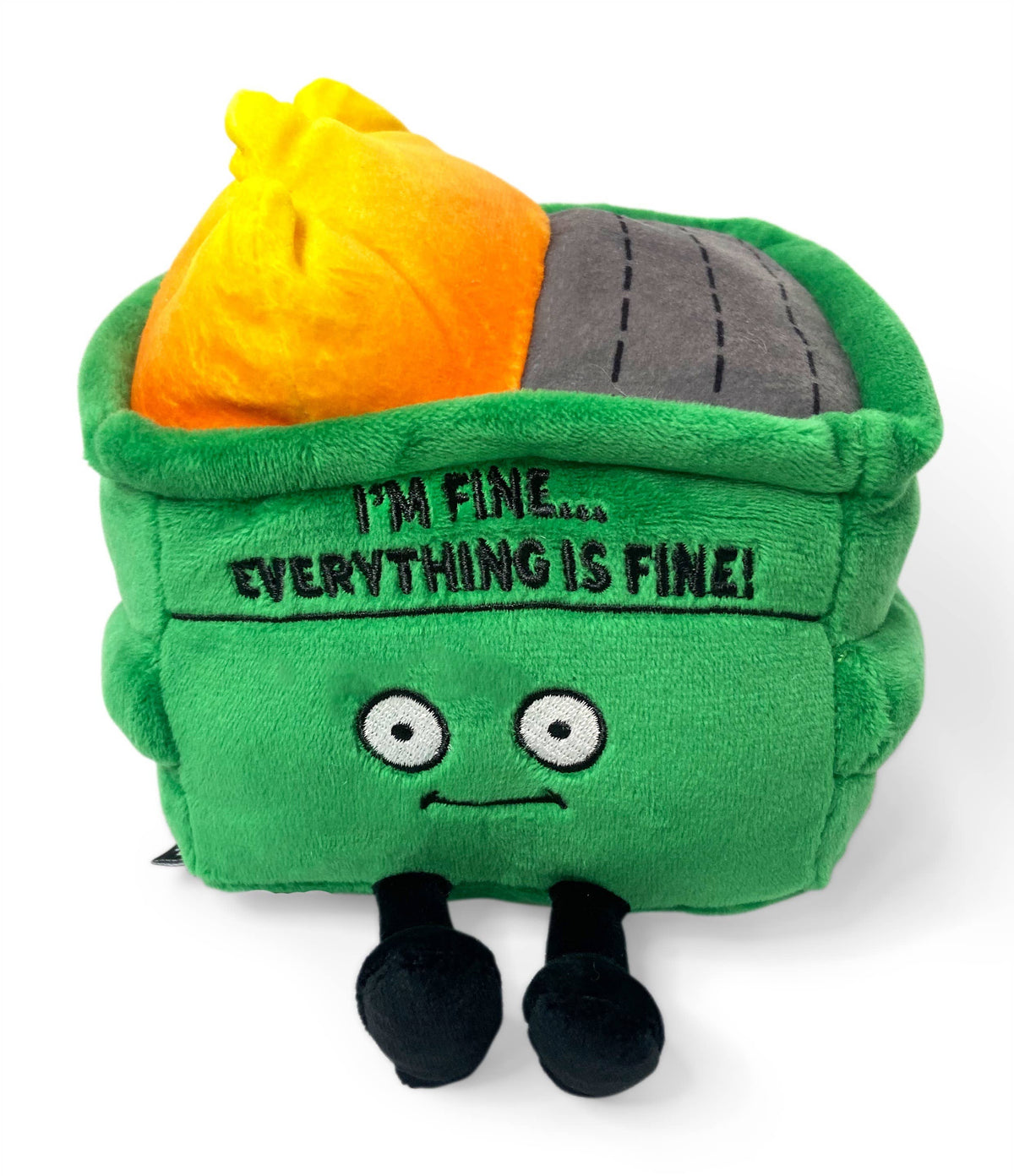 Punchkins “I’m Fine… Everything’s Fine” Dumpster Fire Plush