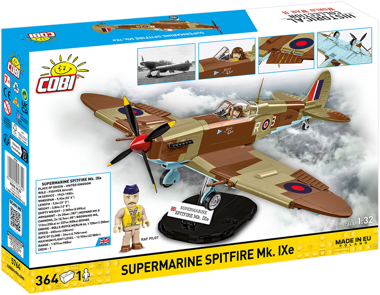 COBI Supermarine Spitfire Mk. IXe Fighter #5764