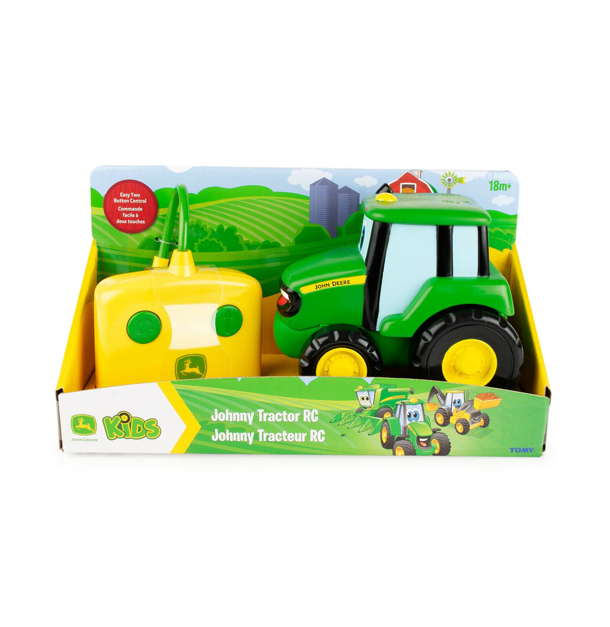 TOMY John Deere Radio Controlled Johnny Tractor Toy