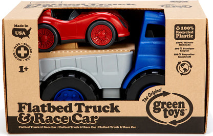 Green Toys™ Flatbed Truck & Race Car