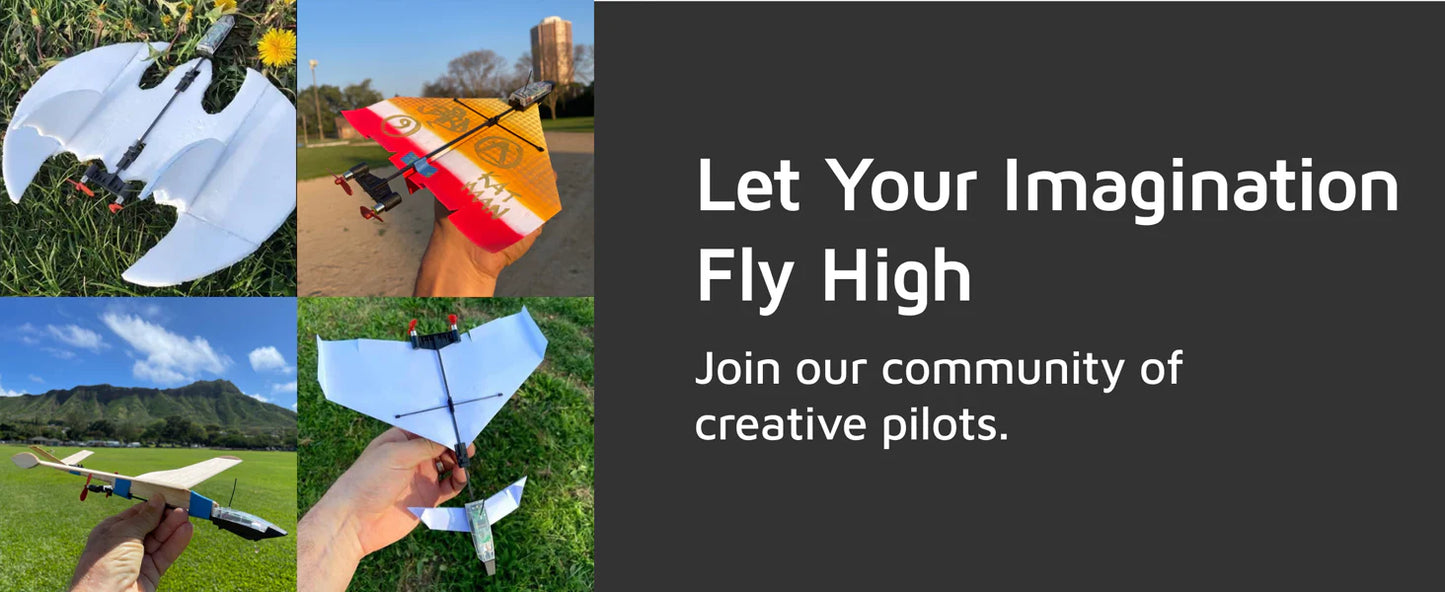 PowerUp 4.0 Smartphone-Controlled Motorized Paper Airplane