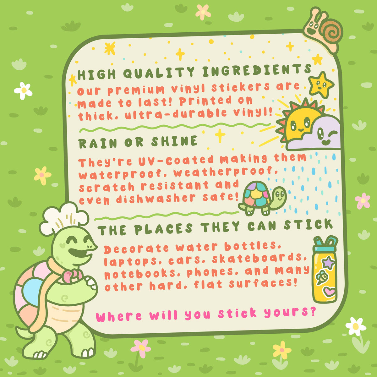 Kitten Nuggets Vinyl Sticker