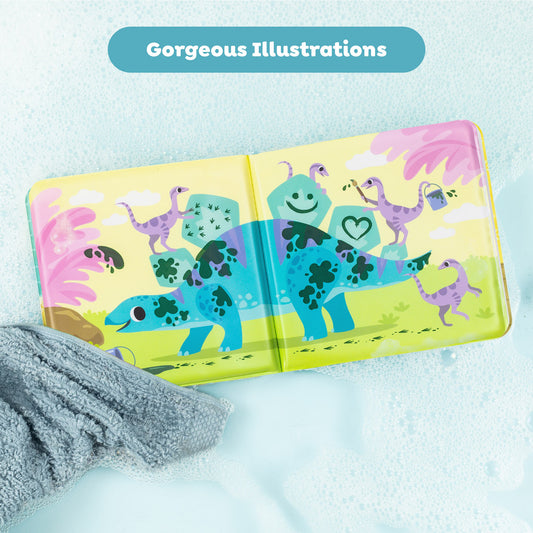 Bath Book - Messy Dinosaurs
