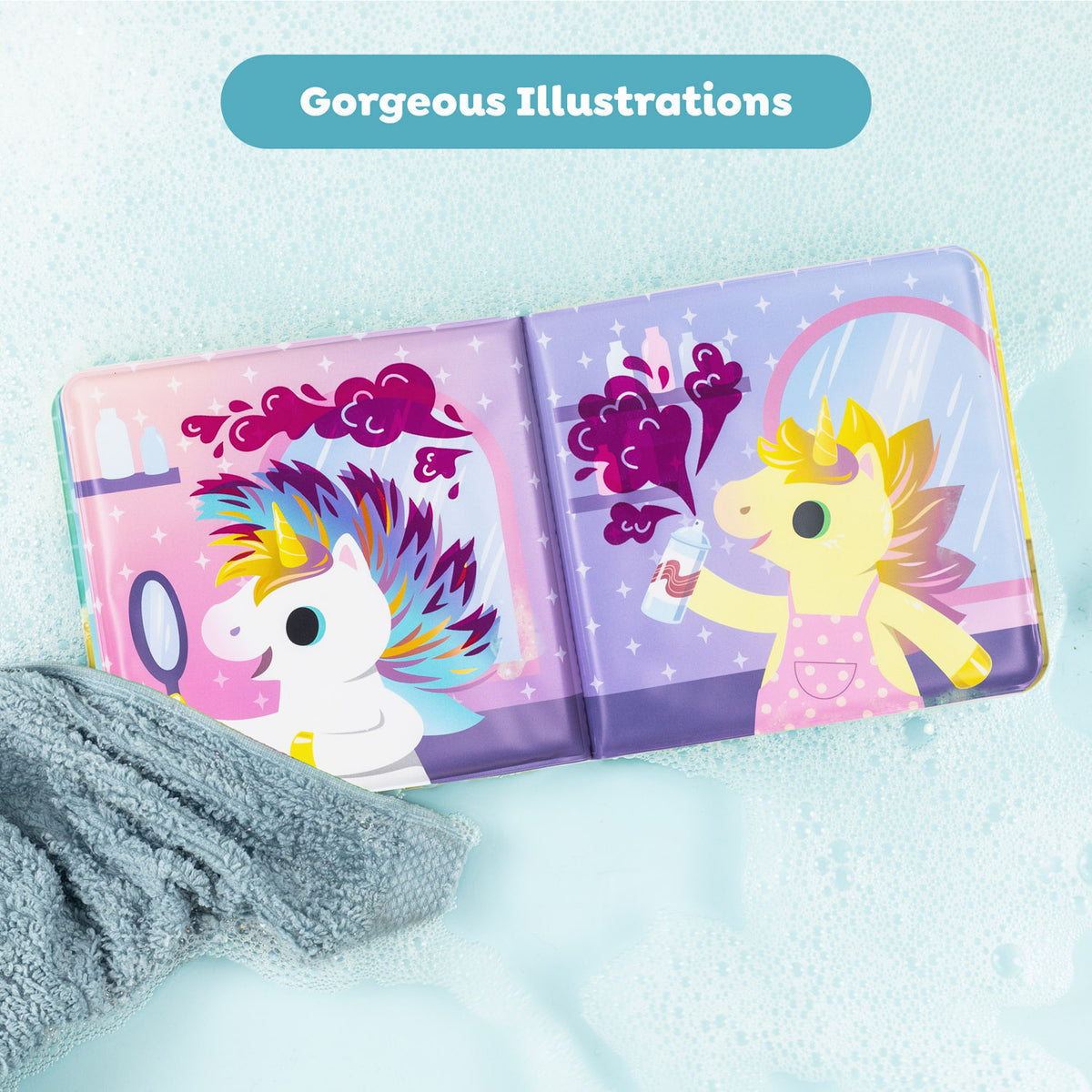 Bath Book - Magic Unicorns