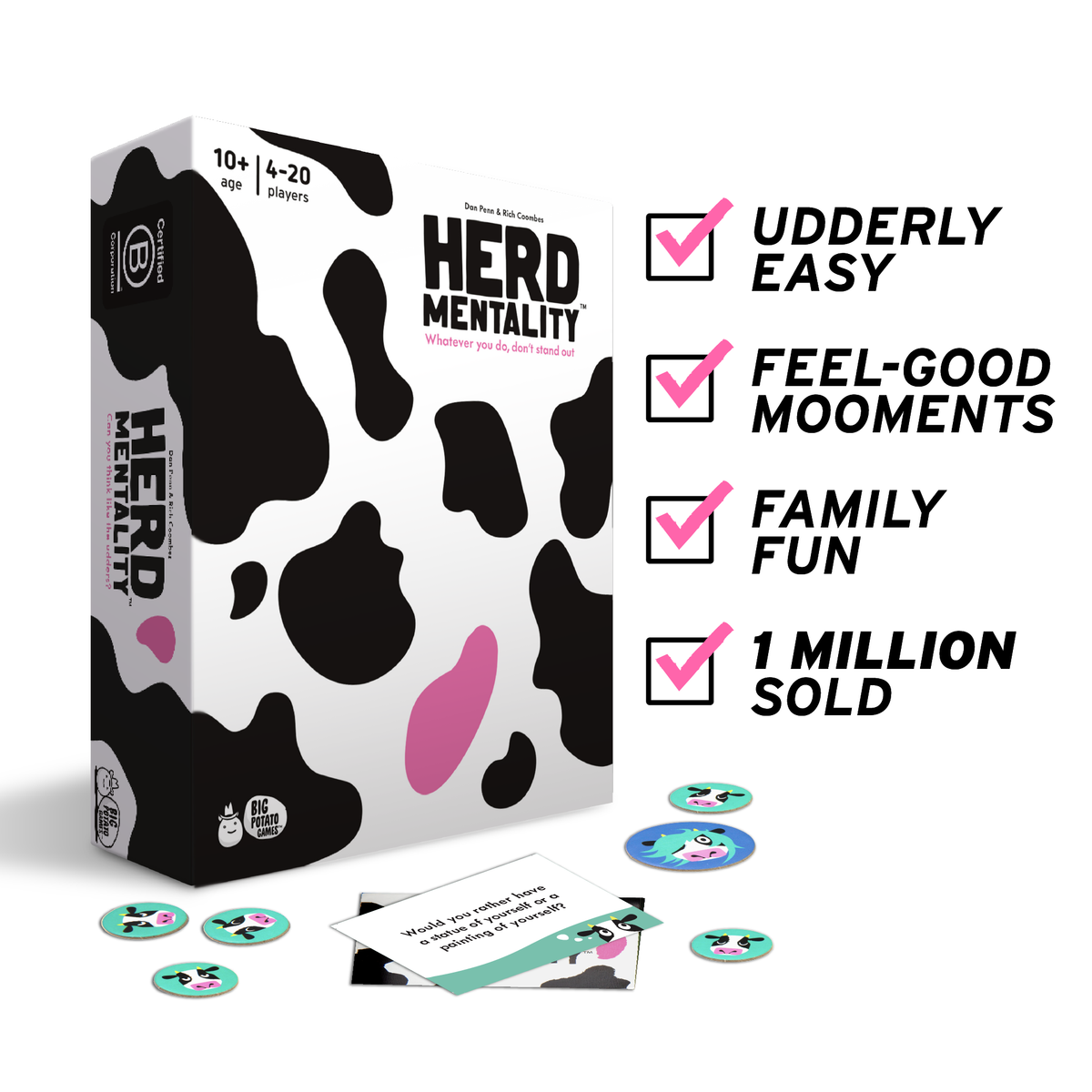 Herd Mentality Party Game for Families, Teens & Adults