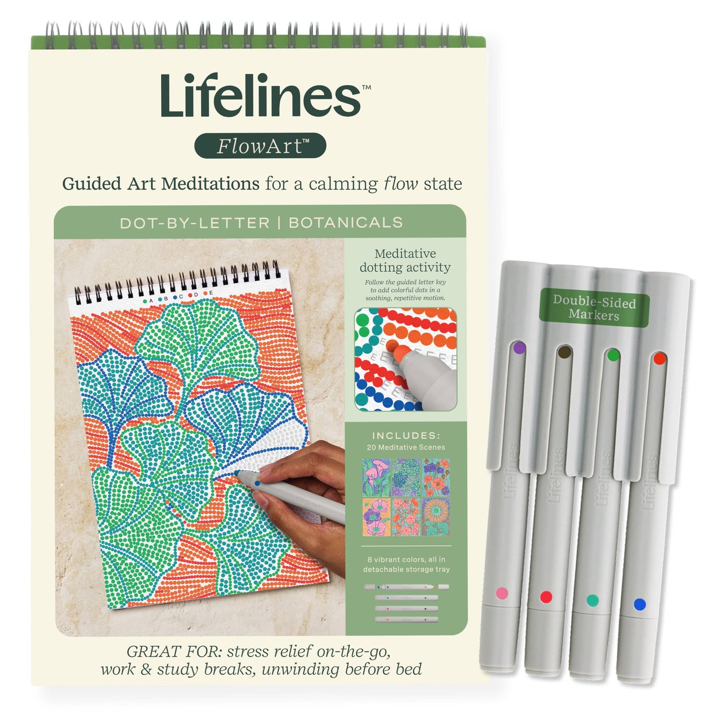 Lifelines® FlowArt - Dot by Letter - Botanicals