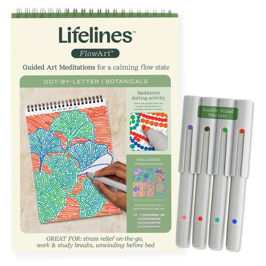 Lifelines® FlowArt - Dot by Letter - Botanicals