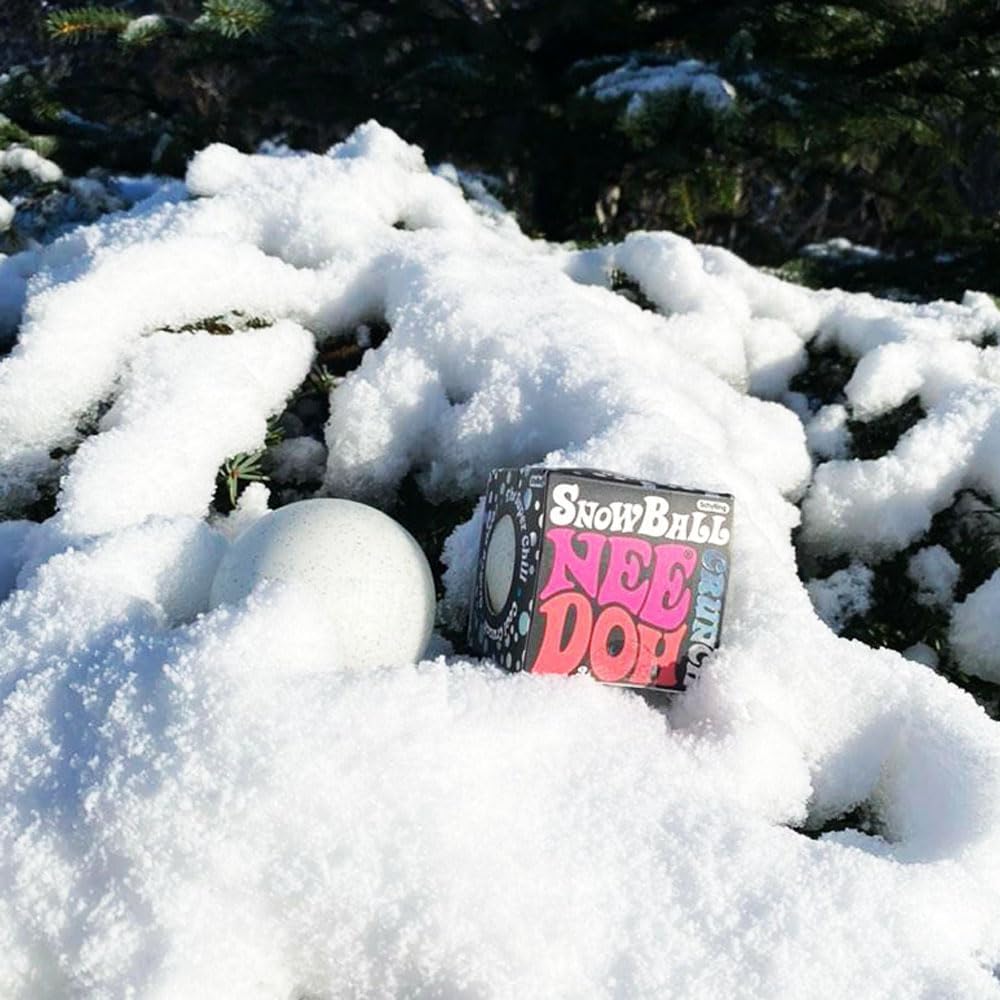 NeeDoh Snow Ball Crunch - 2.5"