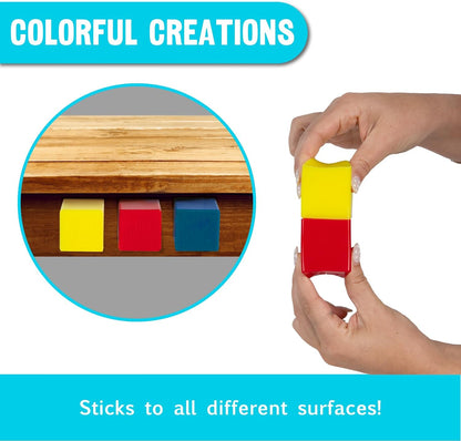 StikiKubes Jumbo 3-Pack (Red, Yellow, Blue)