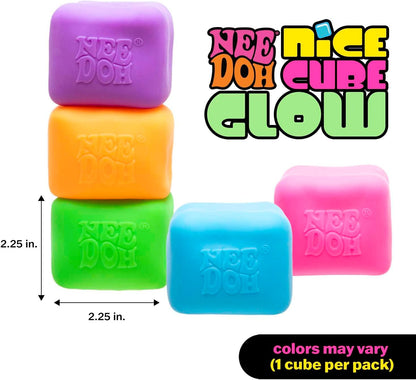 NeeDoh GLOW Nice Cube - 2.25"