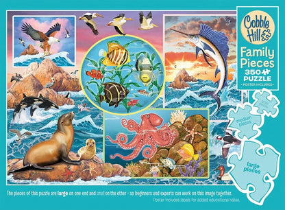Family Puzzle - Ocean Magic 350 pcs (Cobble Hill)