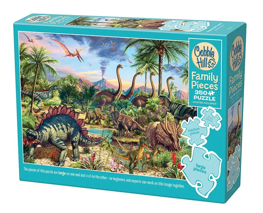 Family Puzzle - Prehistoric Party 350 pcs (Cobble Hill)