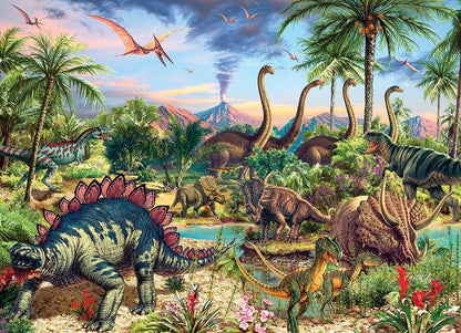 Family Puzzle - Prehistoric Party 350 pcs (Cobble Hill)