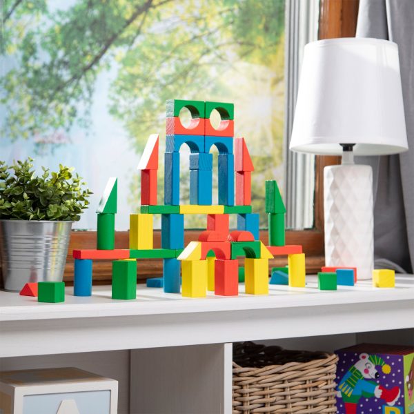 Melissa and Doug - 100 Wood Blocks Set