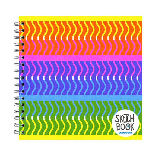 Wiggle Sketch Book - White Paper 45 Pages