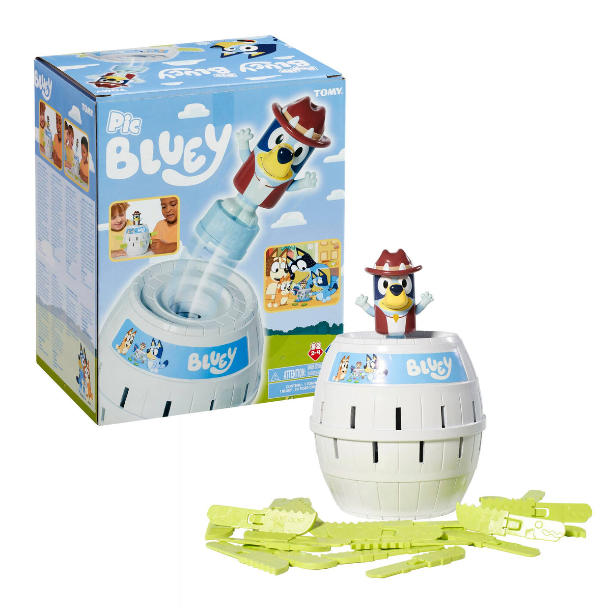 TOMY Pop Up Bluey Kids Game