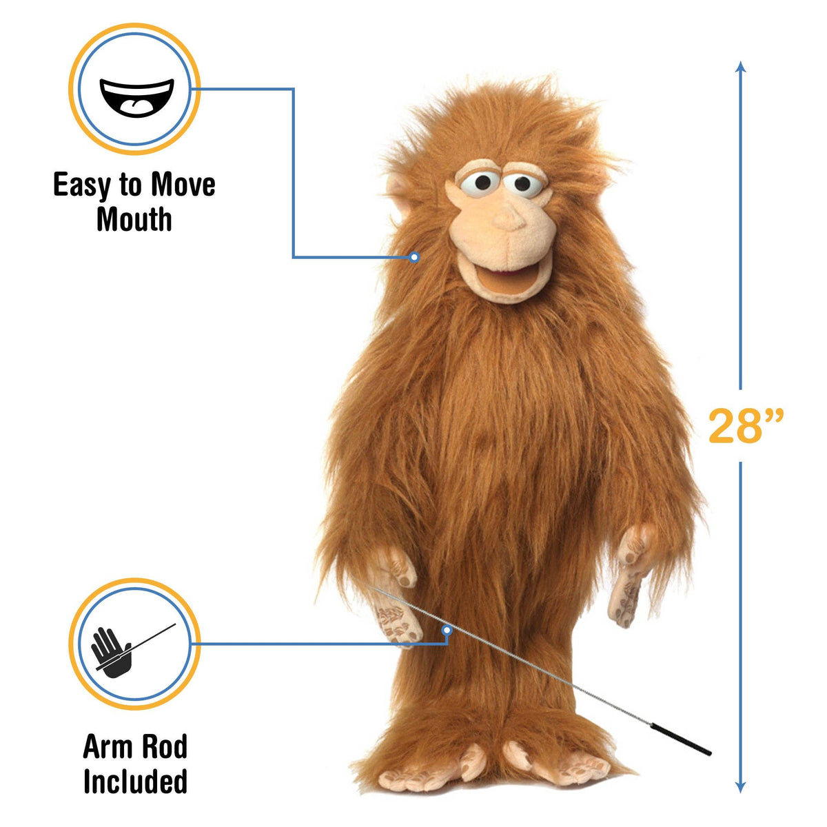 Run Puppet Silly Puppets Monkey (28