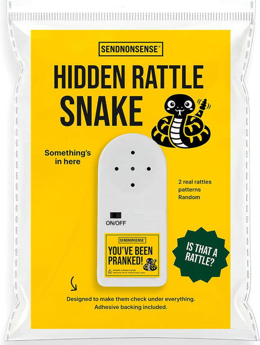 Hidden Rattlesnake Prank Device – Realistic Rattling Gag Gift