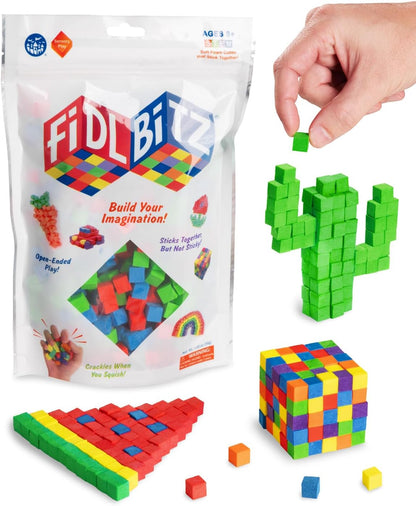 FidlBitz® - Revolutionary Cubes That Stick Together, But Not Sticky!
