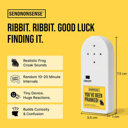 Hidden Frog Prank Device – Realistic Croaking Gag Gift