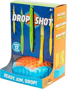Drop Shot - Ready, Aim, Drop! 2-Player Skill Game for Ages 6+