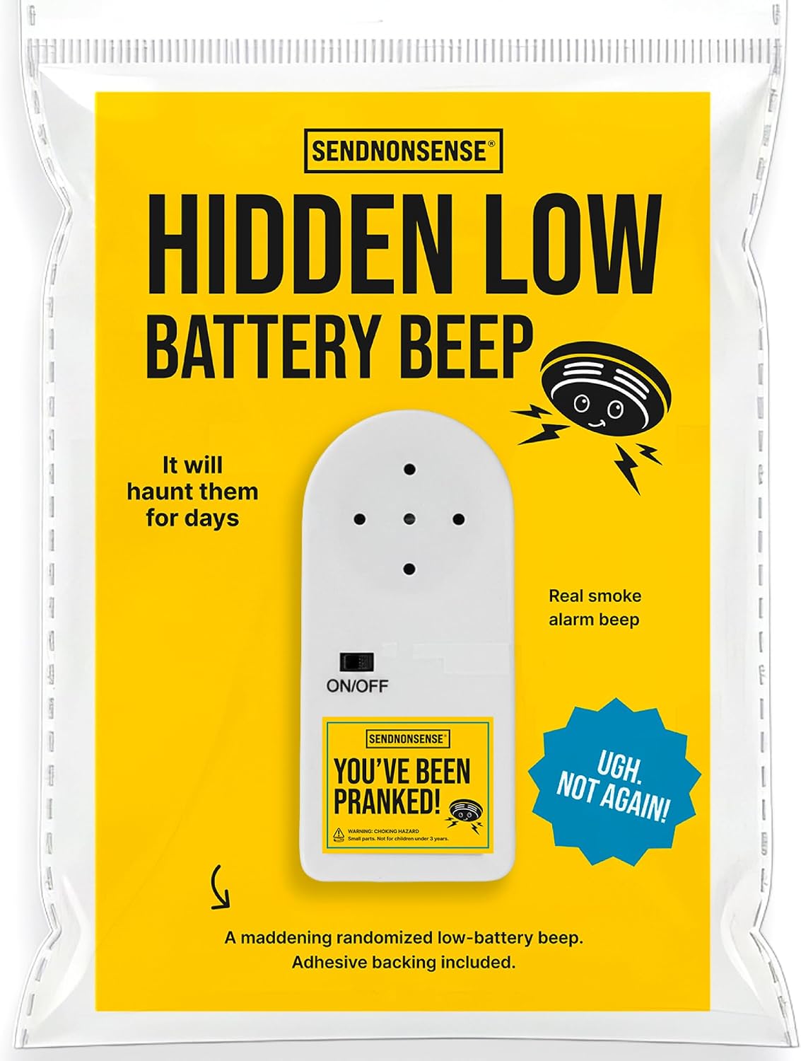 Hidden Low Battery Beep – Realistic Beeping Prank Device