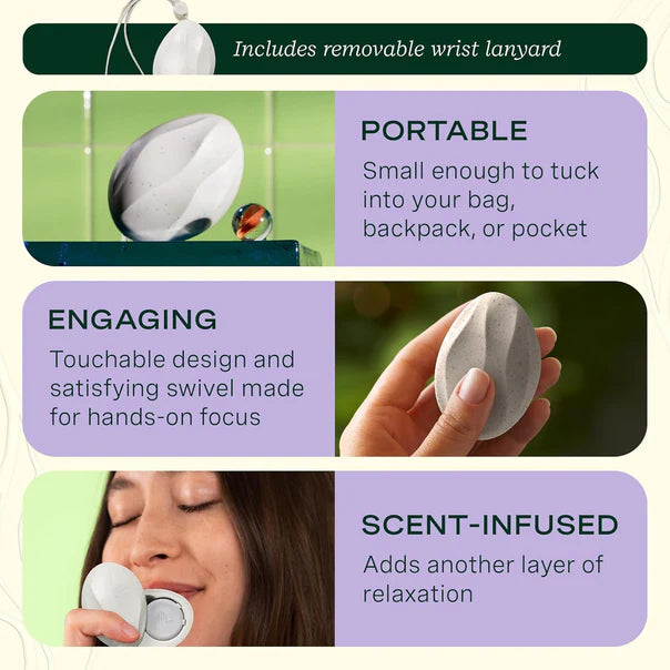 Lifelines® Grounding Stone & Oil Set - Lavender & Chamomile