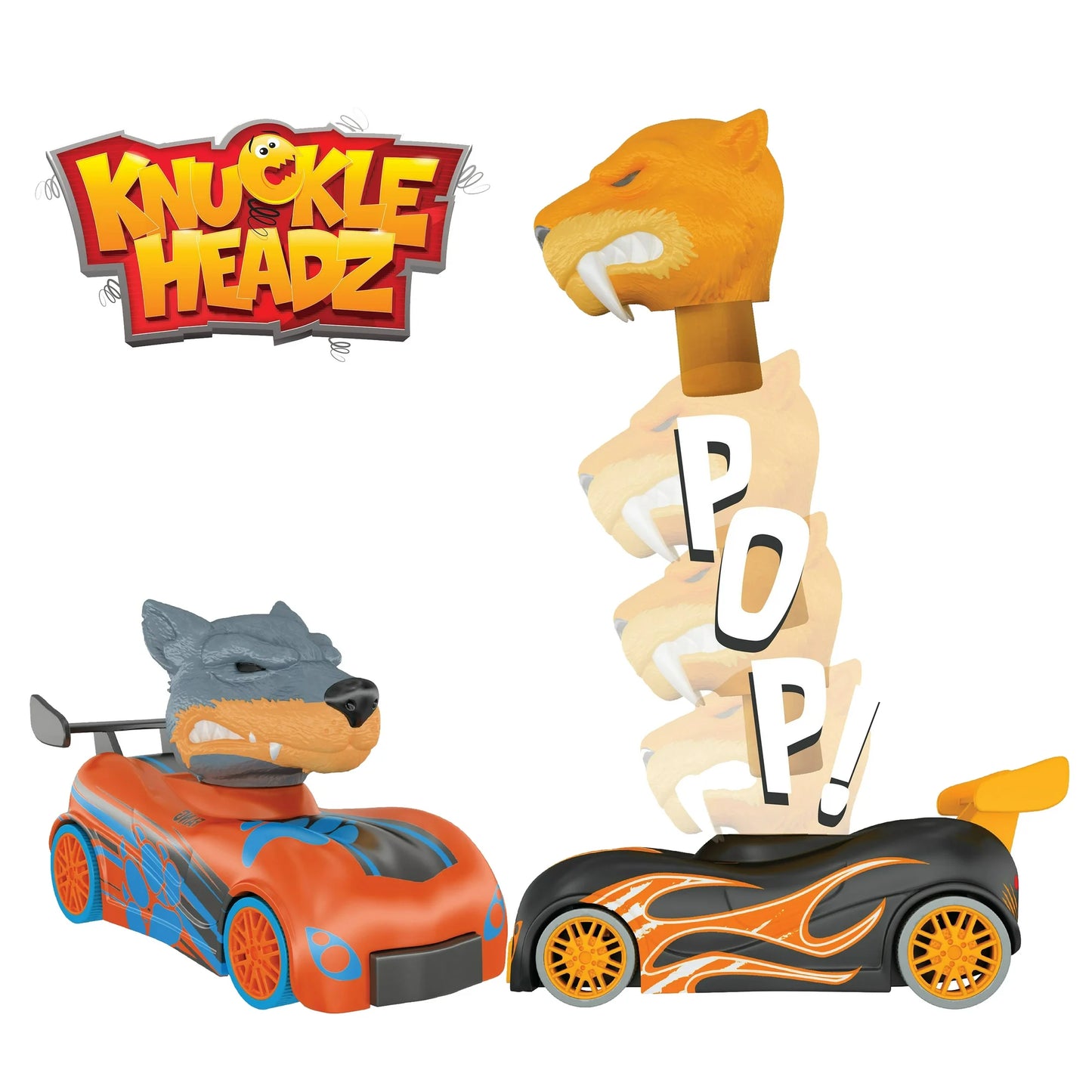 Knuckle-Headz Head Poppin' Car (Bulldog)