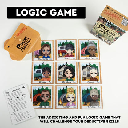 Prime Suspect Logic Game -AT THE CAMPGROUND