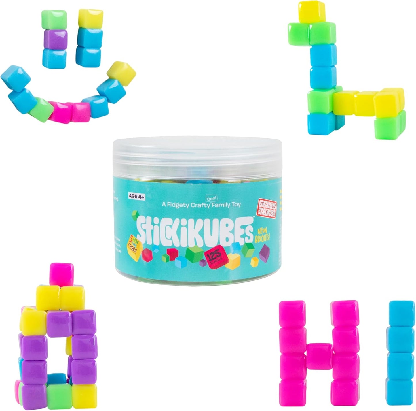 StikiKubes - Neon Colors