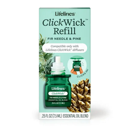 ClickWick™ Walk in the Woods Refill - Fir Needle & Pine - for Candle/Plant/Shower Diffuser