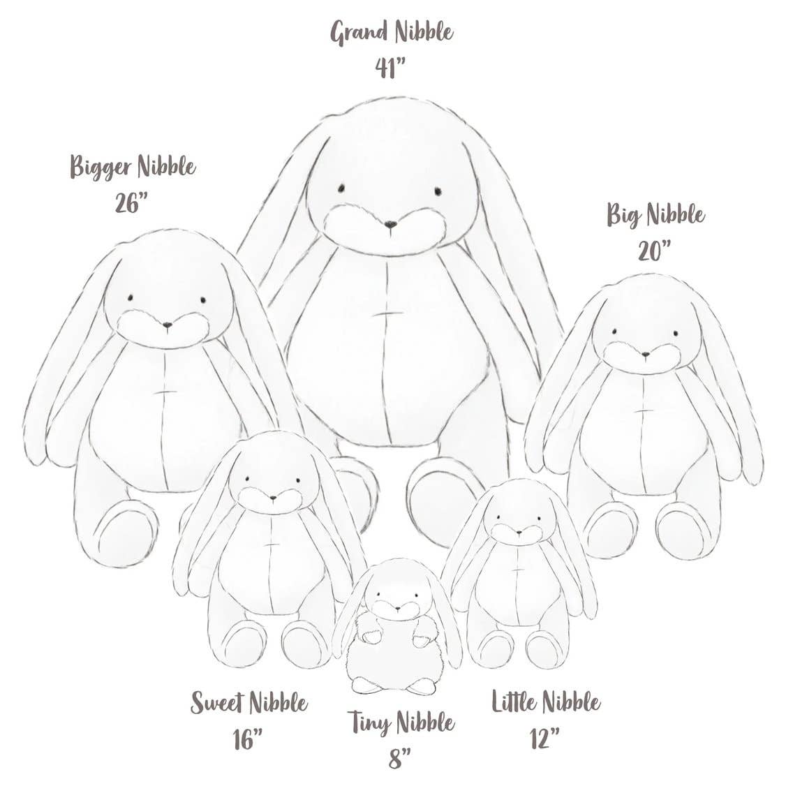 Little Nibble 12" Bunny - Pink