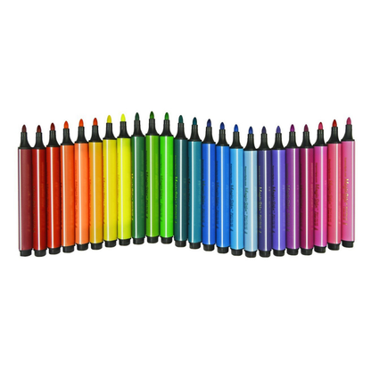 Magic Tri Stix Markers - 24 Colors with Case