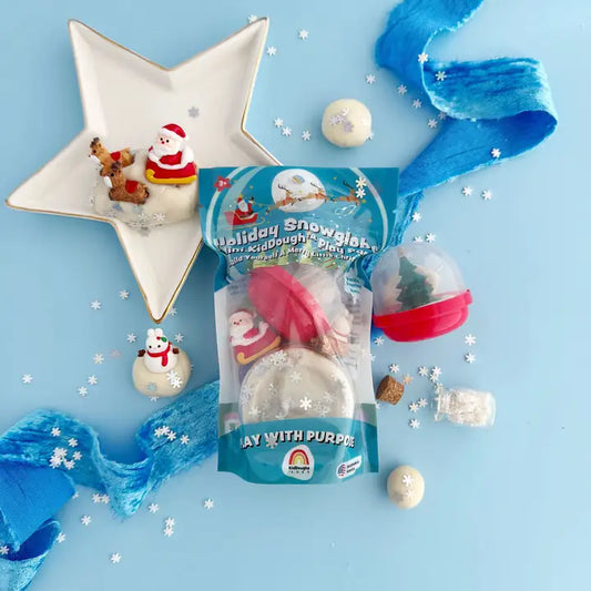 KidDough Holiday Snowglobe Mini Play Pack