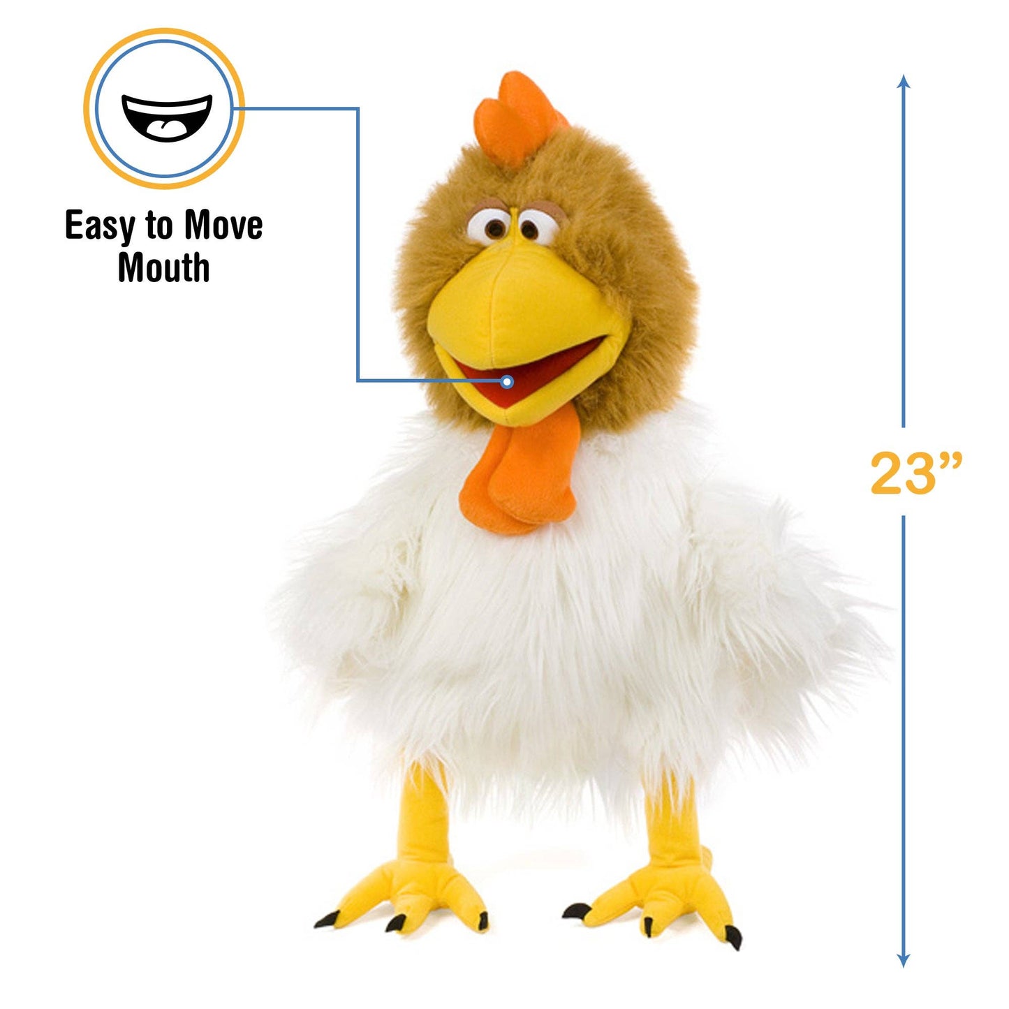 Silly Puppets Rooster (23")