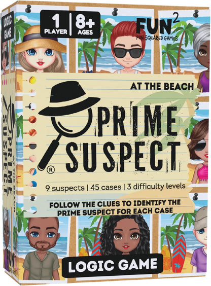 Prime Suspect Logic Game - AT THE BEACH