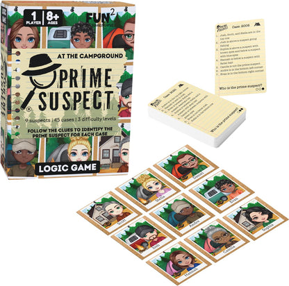 Prime Suspect Logic Game -AT THE CAMPGROUND