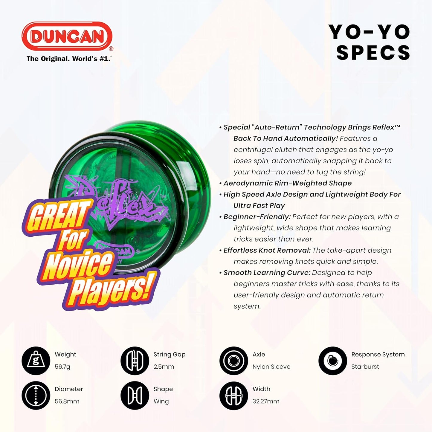 Duncan Reflex™ Auto Return Yo-Yo
